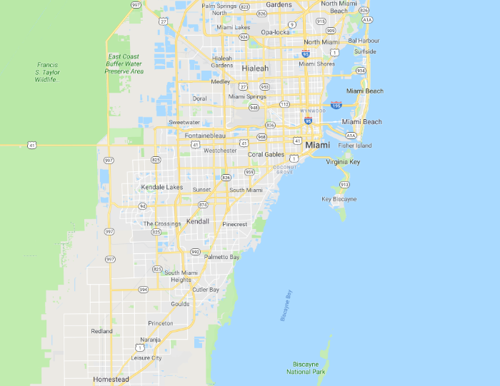 MIAMI MAP